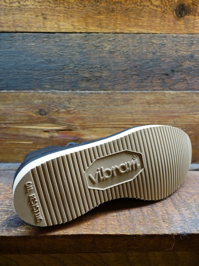 BONEAKERS LINE - SW6 Boots - Black OILED SCRATCH Leather - 6 inch Height