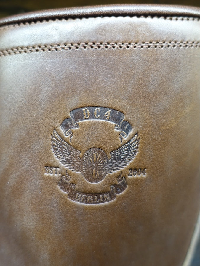 DC4 x ZERROWS x DR.SOLE originals - CUSTOM - TYPE ONE Engineer Boots - Brown Premium HORSEBUTT Leather