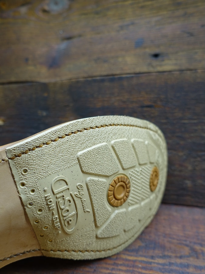 DC4 x ZERROWS x DR.SOLE originals - CUSTOM - TYPE ONE Engineer Boots - Tan Premium HORSEBUTT Leather