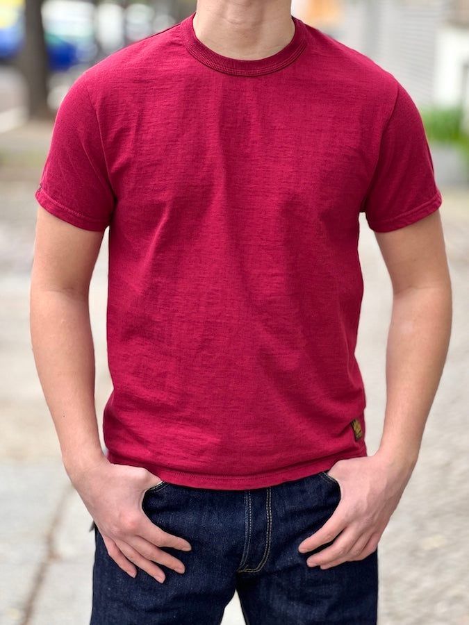 DXT Series - 12.5oz Heavyweight Loopwheeled T-Shirt - Crimson Red