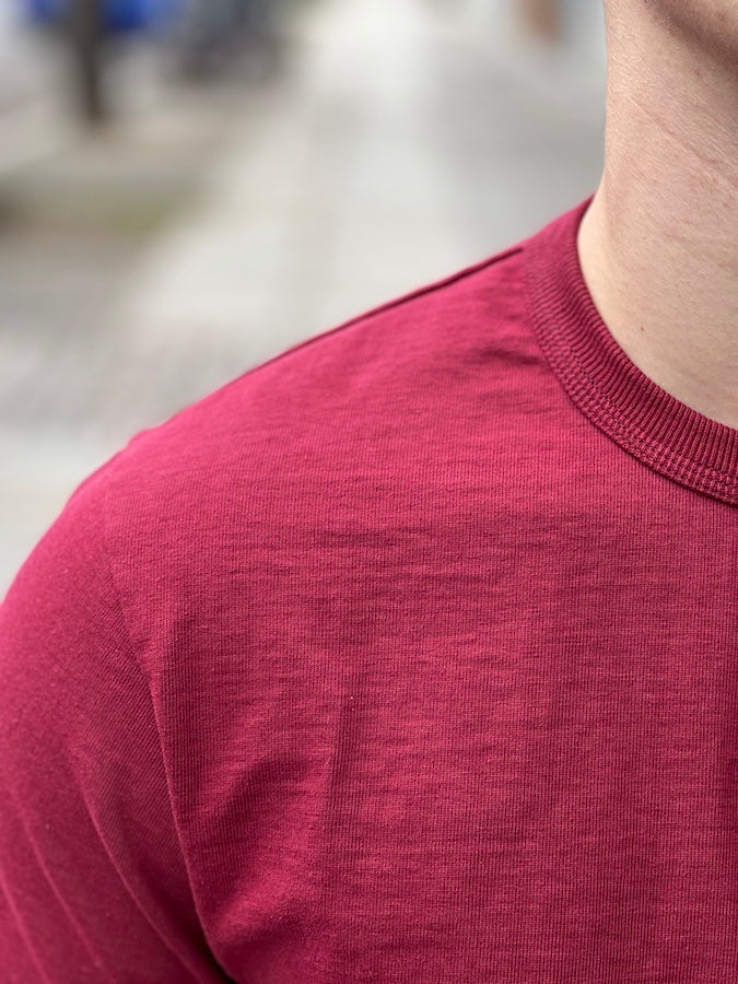 DXT Series - 12.5oz Heavyweight Loopwheeled T-Shirt - Crimson Red