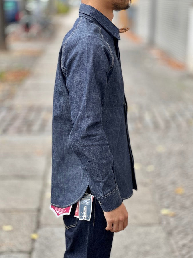 DELUXEWARE - 1940's Vintage Denim Shirt - 10.5oz Selvedge Denim - Company-owned production - 100% Memphis Cotton