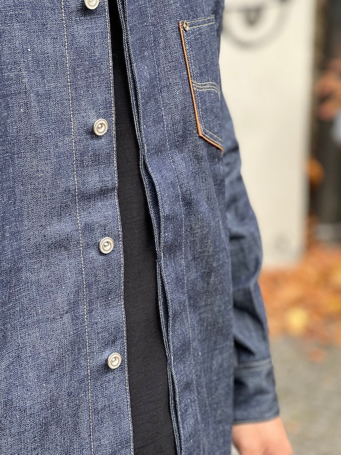 DELUXEWARE - 1940's Vintage Denim Shirt - 10.5oz Selvedge Denim - Company-owned production - 100% Memphis Cotton