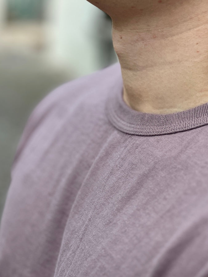DELUXEWARE - MT Series - 7.5oz Lightweight Loopwheeled T-Shirt - SCR.PUR - The fabric is produced in Wakayama - Sewn on vintage UNION SPECIAL 52800 machines
