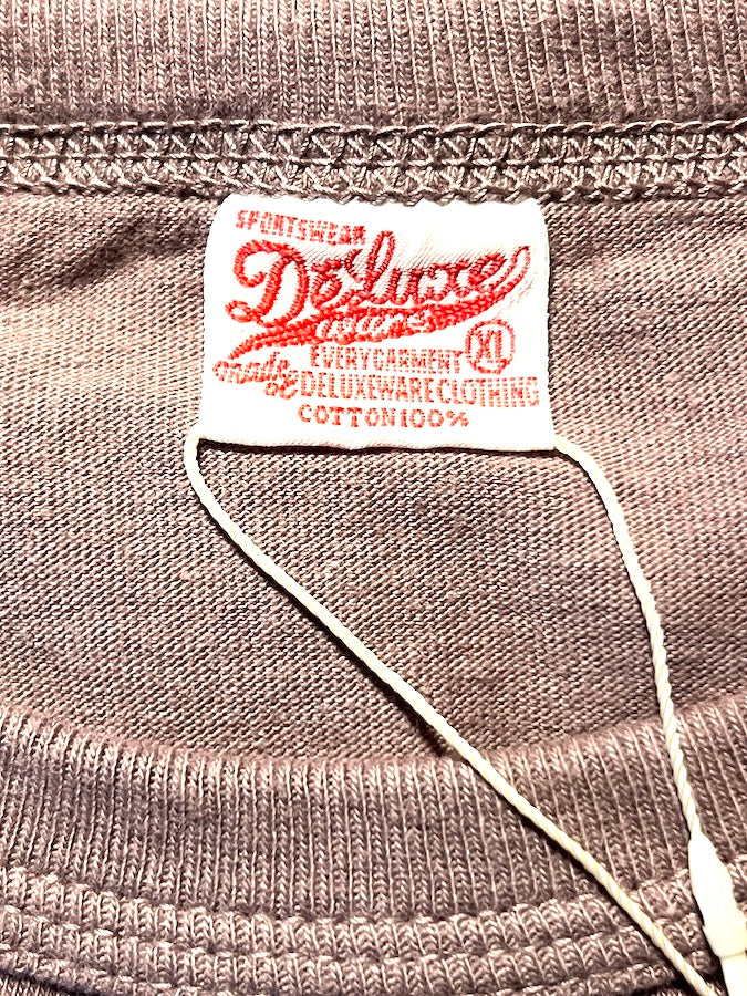 DELUXEWARE - MT Series - 7.5oz Lightweight Loopwheeled T-Shirt - SCR.PUR - The fabric is produced in Wakayama - Sewn on vintage UNION SPECIAL 52800 machines