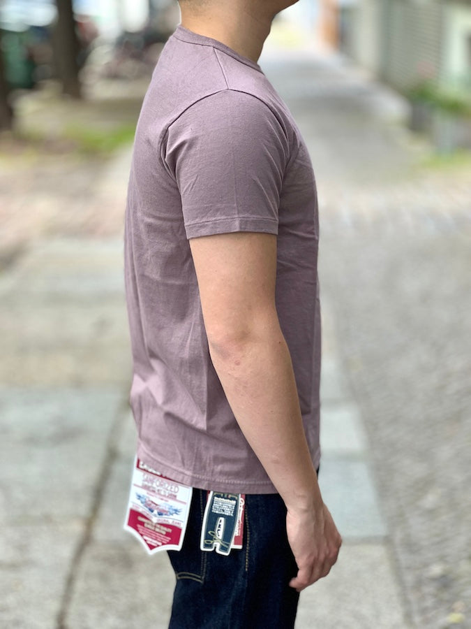 DELUXEWARE - MT Series - 7.5oz Lightweight Loopwheeled T-Shirt - SCR.PUR - The fabric is produced in Wakayama - Sewn on vintage UNION SPECIAL 52800 machines
