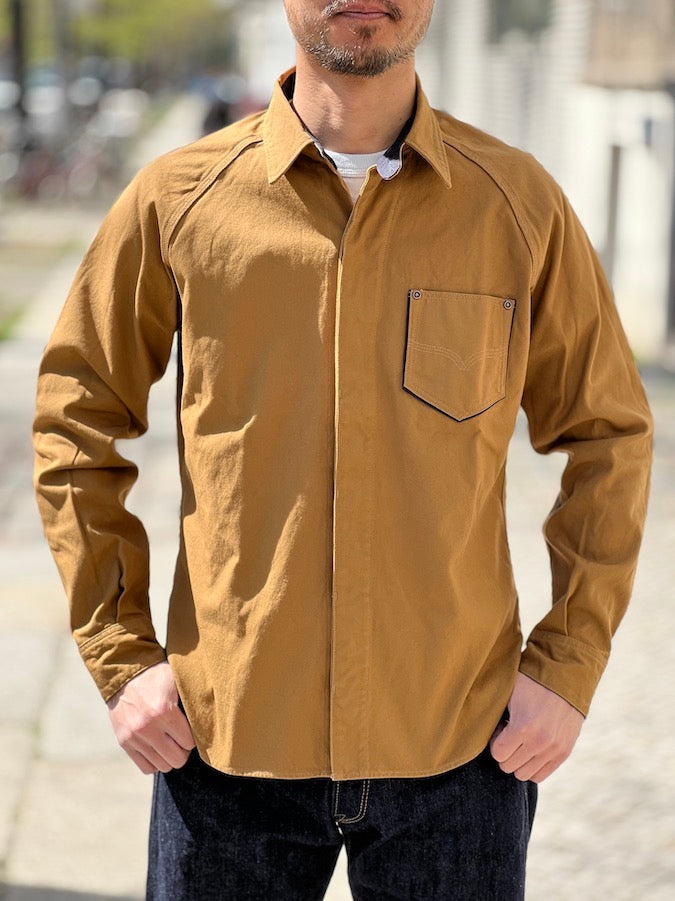 DELUXEWARE - 1940's Vintage DUCKSBUCK Shirt - 11oz duck canvas material manufactured on vintage looms in Kurashiki City