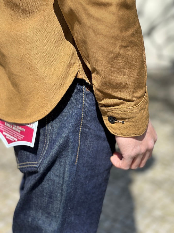 DELUXEWARE - 1940's Vintage DUCKSBUCK Shirt - 11oz duck canvas material manufactured on vintage looms in Kurashiki City