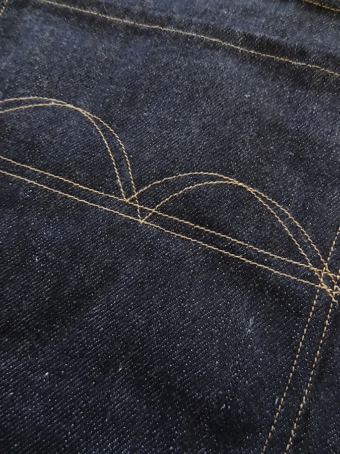 Denim Bridge - BR02 SA 02 - 14oz Selvedge Denim - S ANTIQUE - Cinch Back & Suspender Buttons - "Custom Model for DC4"