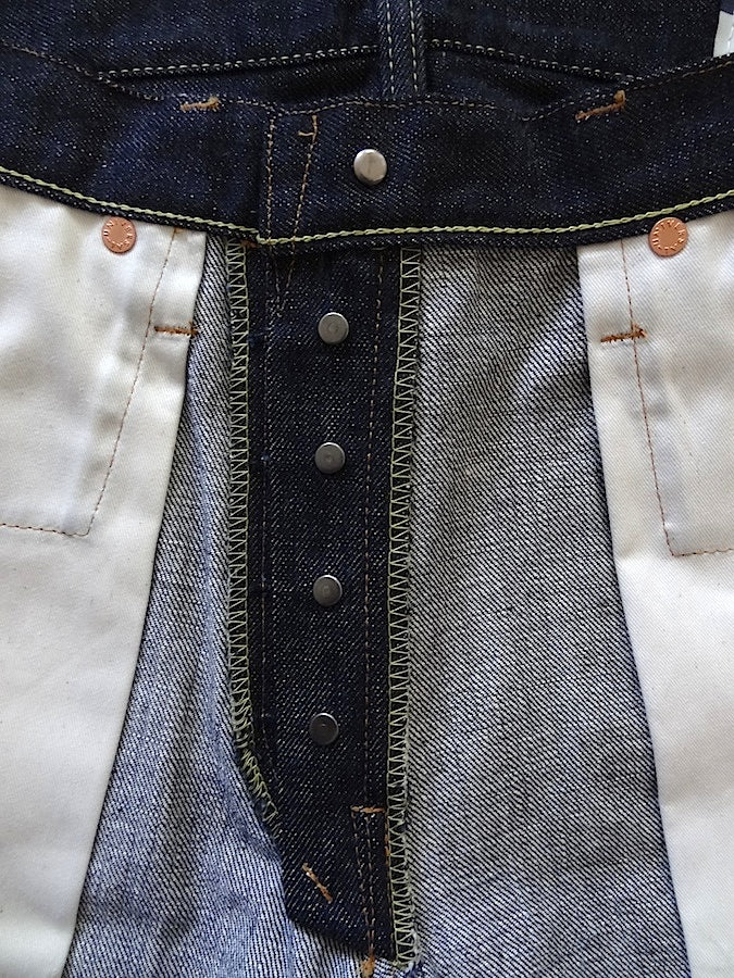 Denim Bridge - BR03 01- 13.5oz Selvedge Denim - Tight Straight - Made by Double Volante