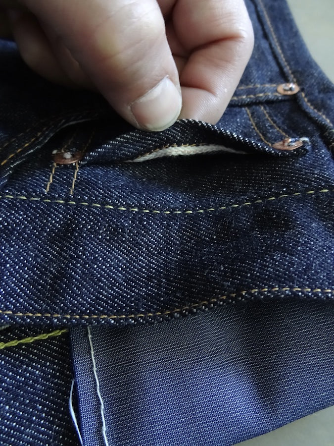 Denim Bridge - BR03 01- 13.5oz Selvedge Denim - Tight Straight - Made by Double Volante