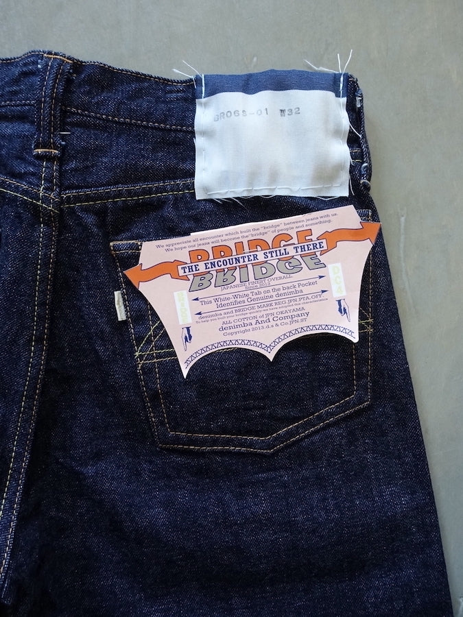 Denim Bridge - BR06 S-01 *NEW CUT* 13.5oz Selvedge Denim - Slim Straight - Made by Shingo San