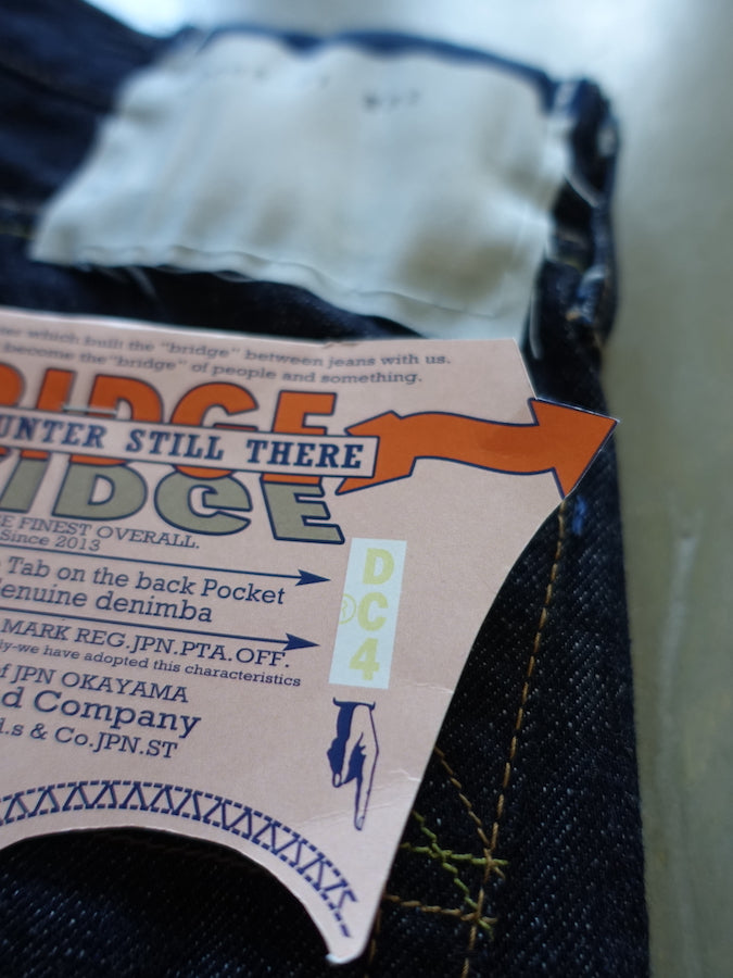 Denim Bridge - BR06 S-01 *NEW CUT* 13.5oz Selvedge Denim - Slim Straight - Made by Shingo San