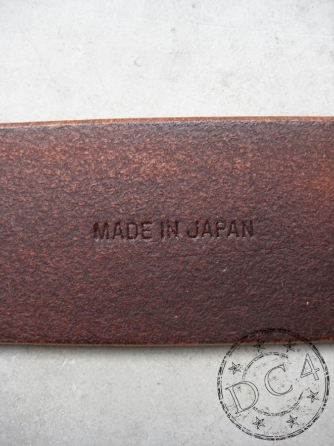 Dry Bones Belt - Dual Prong - Steer Hide Leather - Tan