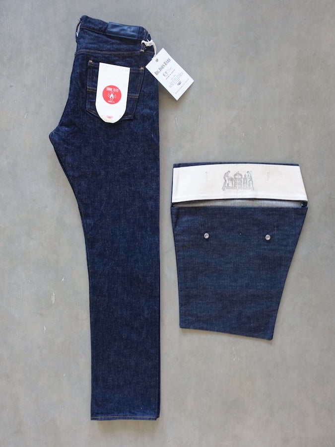 BIG JOHN - R009 (000) - FLAGSHIP MODEL "RARE" - 15.5oz SAKAMOTO Selvedge Denim - Slim