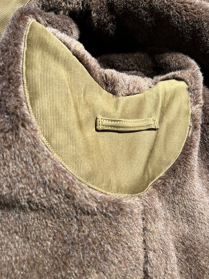 1940'S MILITARY CLOTHING "NAVY DEPARTMENT" N-1 Deck Jacket - Dark Khaki Beige