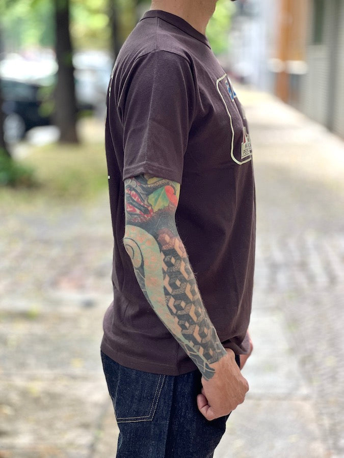 "#13" - Vintage Style Medium Weight Jersey "50s POWER WEAR PRINTED LABEL"