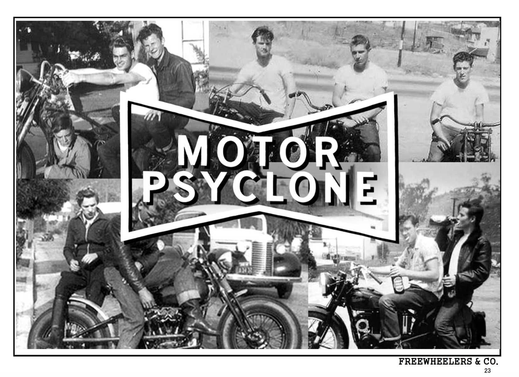 "#13" - Vintage Style Medium Weight Jersey "50s POWER WEAR PRINTED LABEL"