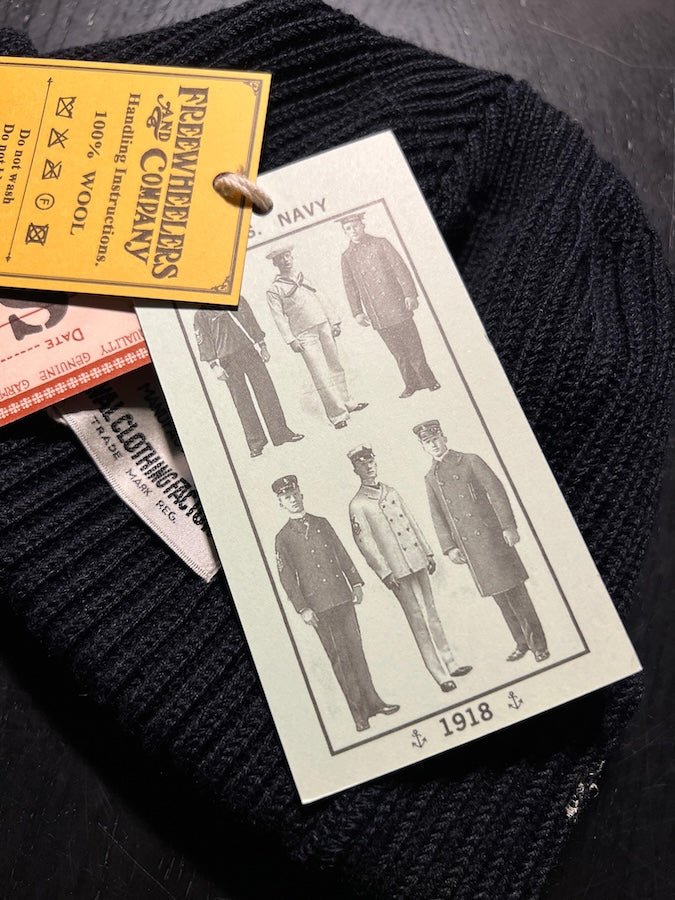 "BKLYN NAVY YARD DRYDOCK #4" - U.S. NAVY WATCH CAP - NAVAL CLOTHING FACTORY