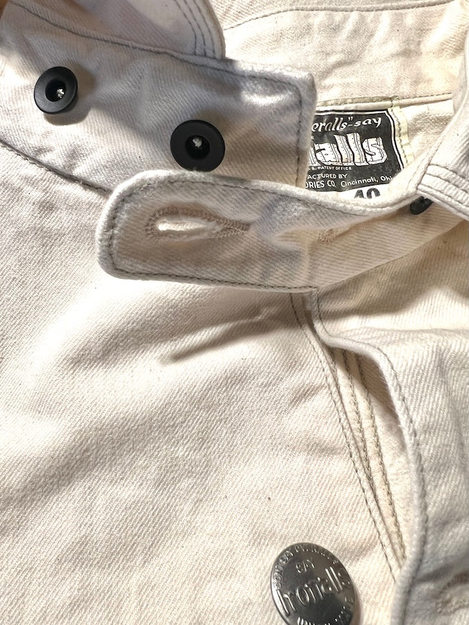 "Lot 100 JACKET" 1920 ~ 1923s STYLE WORK CLOTHING - THE IRONALL FACTORIES CO. - RAW WHITE