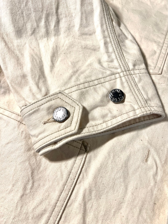 "Lot 100 JACKET" 1920 ~ 1923s STYLE WORK CLOTHING - THE IRONALL FACTORIES CO. - RAW WHITE