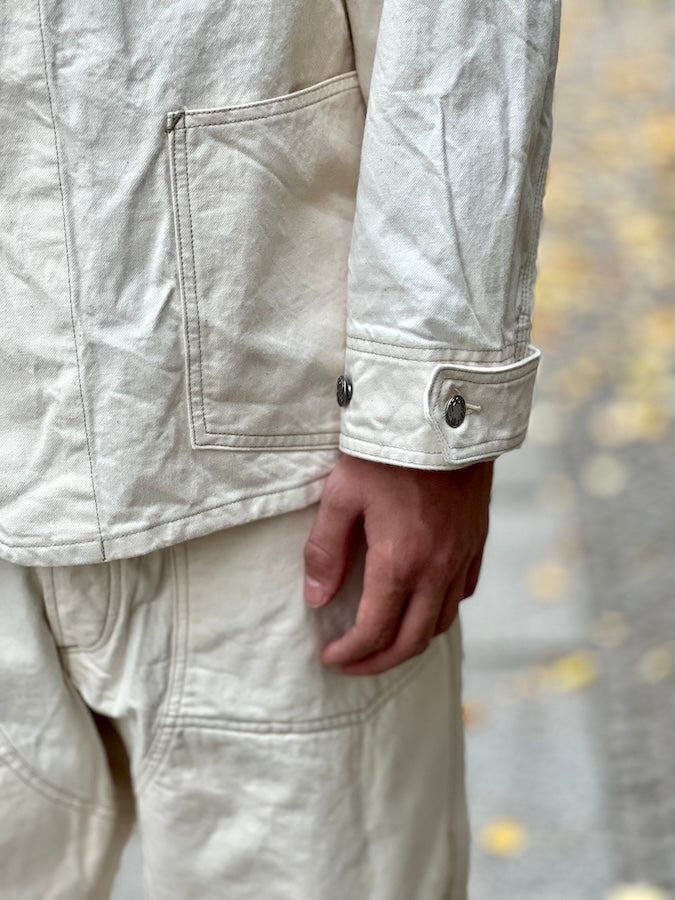 "Lot 100 JACKET" 1920 ~ 1923s STYLE WORK CLOTHING - THE IRONALL FACTORIES CO. - RAW WHITE