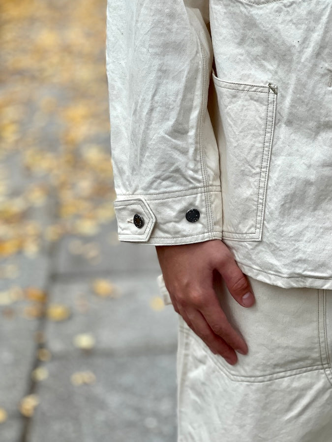 "Lot 100 JACKET" 1920 ~ 1923s STYLE WORK CLOTHING - THE IRONALL FACTORIES CO. - RAW WHITE