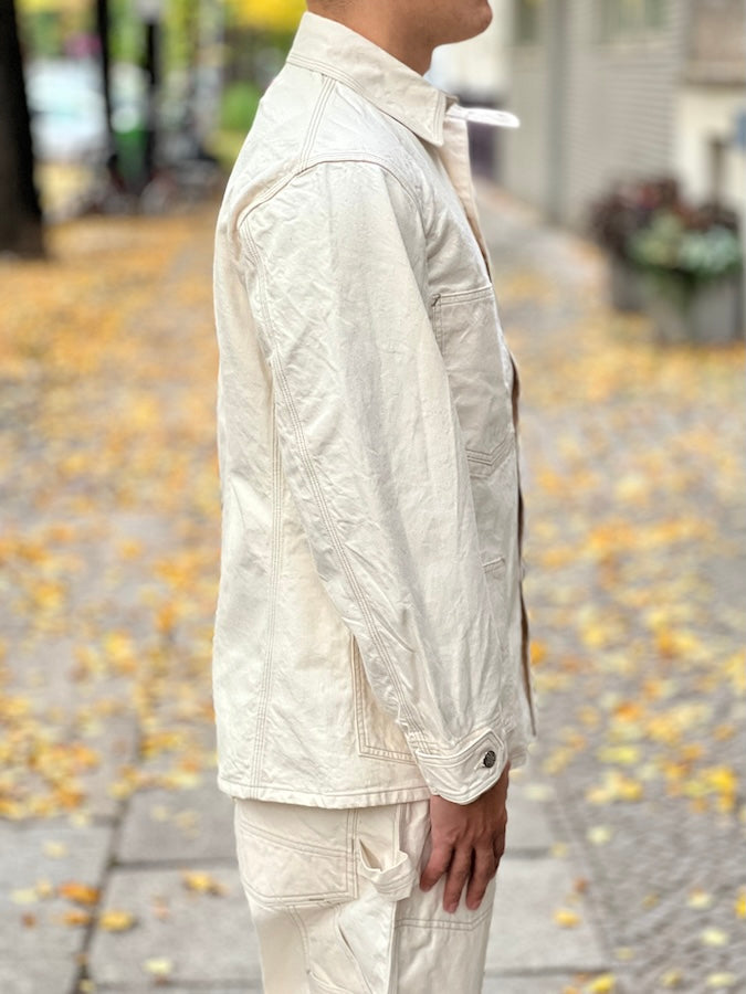 "Lot 100 JACKET" 1920 ~ 1923s STYLE WORK CLOTHING - THE IRONALL FACTORIES CO. - RAW WHITE