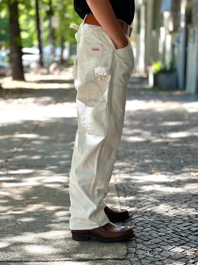 "Lot 102 OVERALLS" 1920 ~ 1923s STYLE WORK CLOTHING - THE IRONALL FACTORIES CO. - RAW WHITE