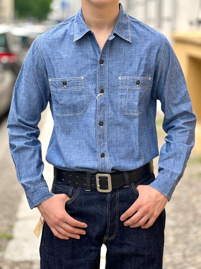 "NEAL" SHIRT - UNION SPECIAL Neal Cassady RAILROAD BRAND - 1926 Style WORK CLOTHING