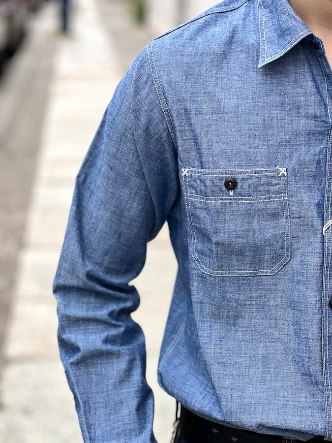 "NEAL" SHIRT - UNION SPECIAL Neal Cassady RAILROAD BRAND - 1926 Style WORK CLOTHING