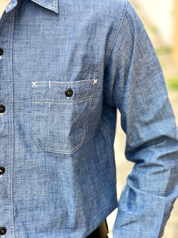 "NEAL" SHIRT - UNION SPECIAL Neal Cassady RAILROAD BRAND - 1926 Style WORK CLOTHING