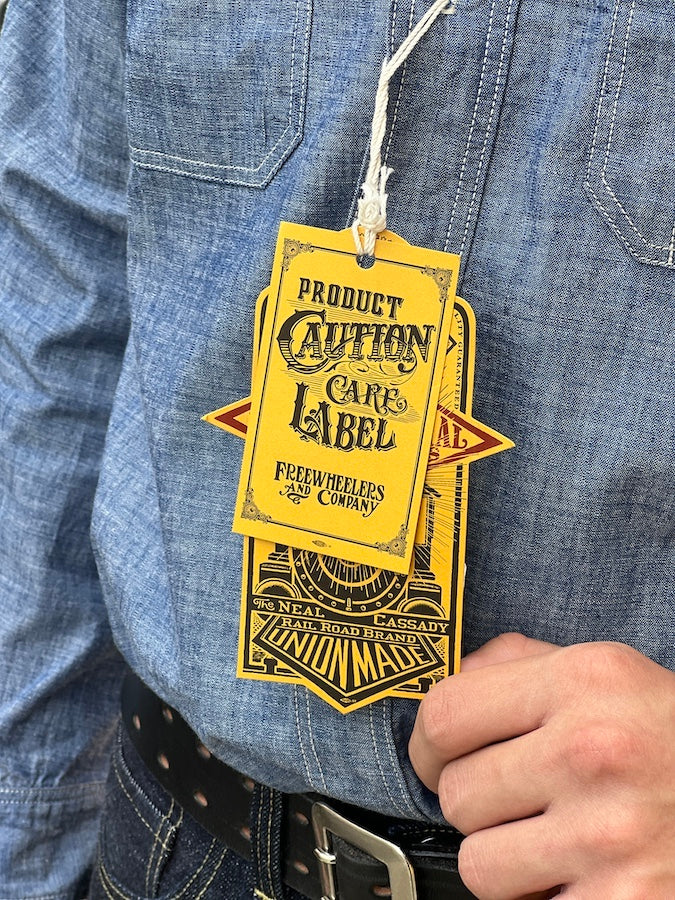 "NEAL" SHIRT - UNION SPECIAL Neal Cassady RAILROAD BRAND - 1926 Style WORK CLOTHING