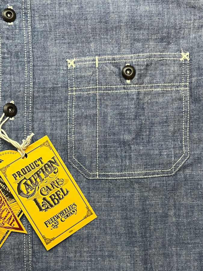 "NEAL" SHIRT - UNION SPECIAL Neal Cassady RAILROAD BRAND - 1926 Style WORK CLOTHING