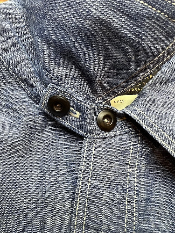 "NEAL" SHIRT - UNION SPECIAL Neal Cassady RAILROAD BRAND - 1926 Style WORK CLOTHING