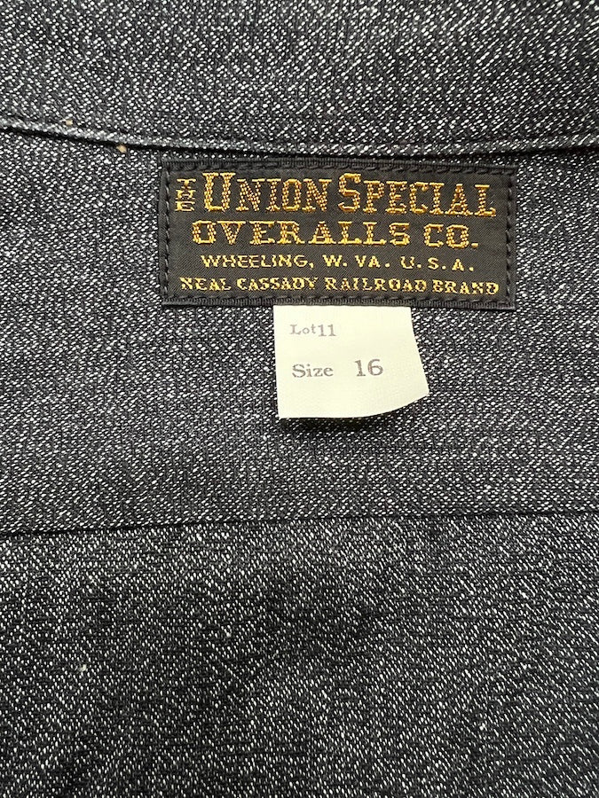 "Neal" SHIRT - UNION SPECIAL Neal Cassady RAILROAD BRAND - 1926 Style WORK CLOTHING
