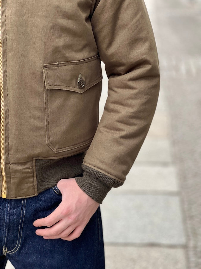 "TYPE B-10" CIVILIAN - 1940'S MILITARY CLOTHING - Dark Olive