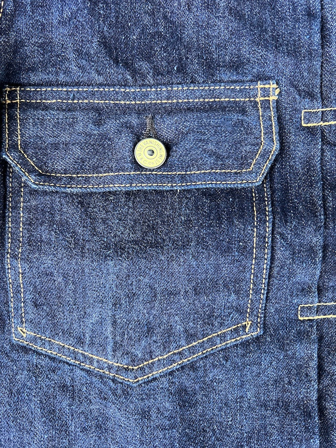 "Lot 507 XX" - 2nd Generation Denim Jacket - 1951 MODEL - Original 14oz Indigo Denim