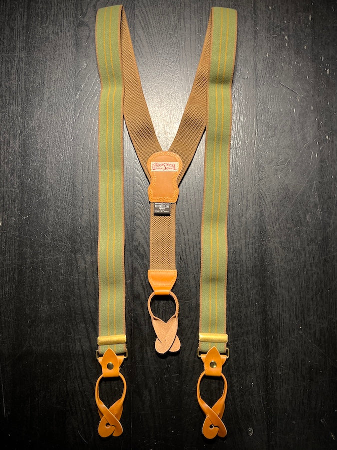 “HEAVY STRONGHOLD” SUSPENDERS - LATE 1800 ~ EARLY 1900s STYLE