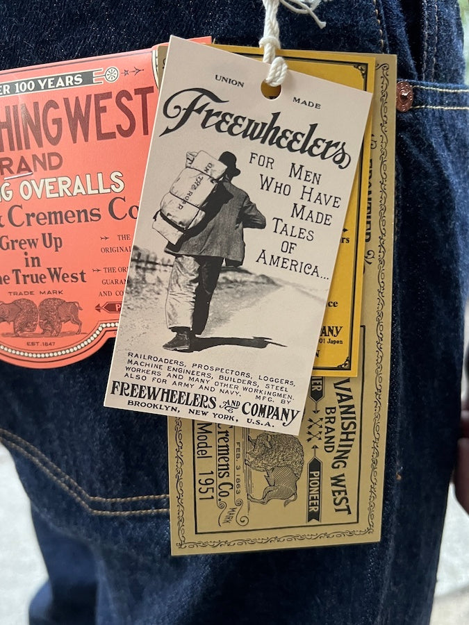 "Lot 601 XX 1951" - 5 POCKET JEANS 1951 MODEL - Original 14oz Selvedge Denim