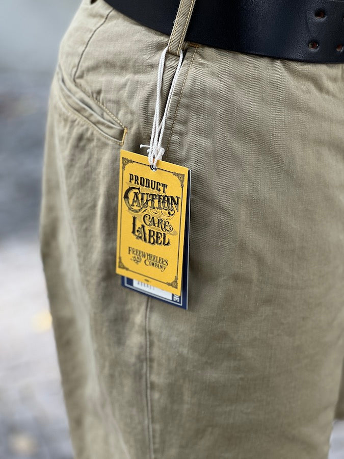 "MILITARY TROPICAL SHORTS" - UNION SPECIAL OVERALLS - Vintage Style Military Chino Cloth