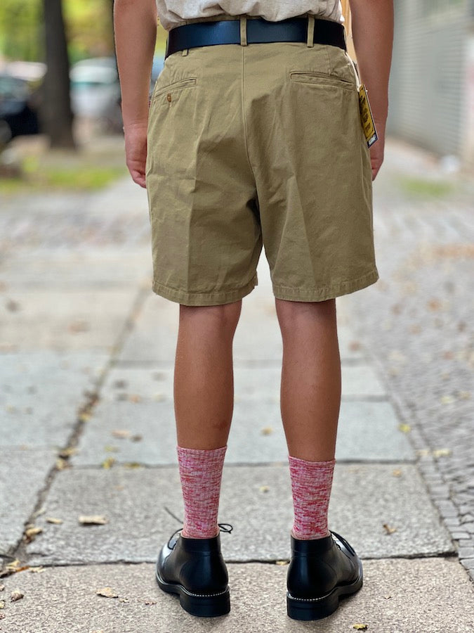 "MILITARY TROPICAL SHORTS" - UNION SPECIAL OVERALLS - Vintage Style Military Chino Cloth