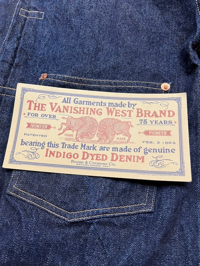 "Lot 506 XX 1922" - 1st Generation Denim Jacket - Original 14oz Indigo Denim