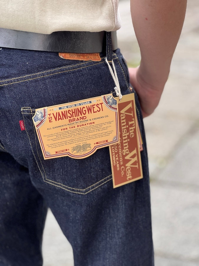 "Lot 601 XX 1945" - CROTCH RIVET JEANS - SECOND HALF OF 1945 WORLD WWⅡ MODEL - Original 14oz Selvedge Denim