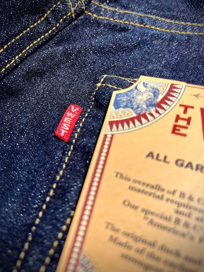 "Lot 601 XX 1945" - CROTCH RIVET JEANS - SECOND HALF OF 1945 WORLD WWⅡ MODEL - Original 14oz Selvedge Denim