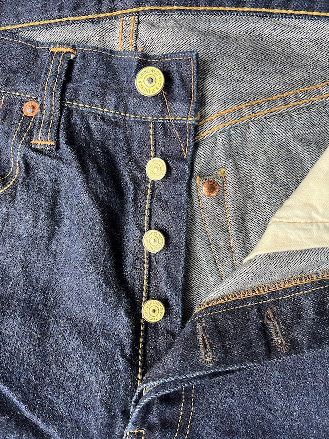 "Lot 601 XX 1947" - 5 Pocket Jeans 1947 Model - Original 14oz Indigo Denim