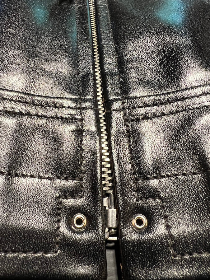 "MULHOLLAND" - SPARTAN LEATHERS SPORTWEAR - SHELL CORDOVAN HORSEHIDE JACKET