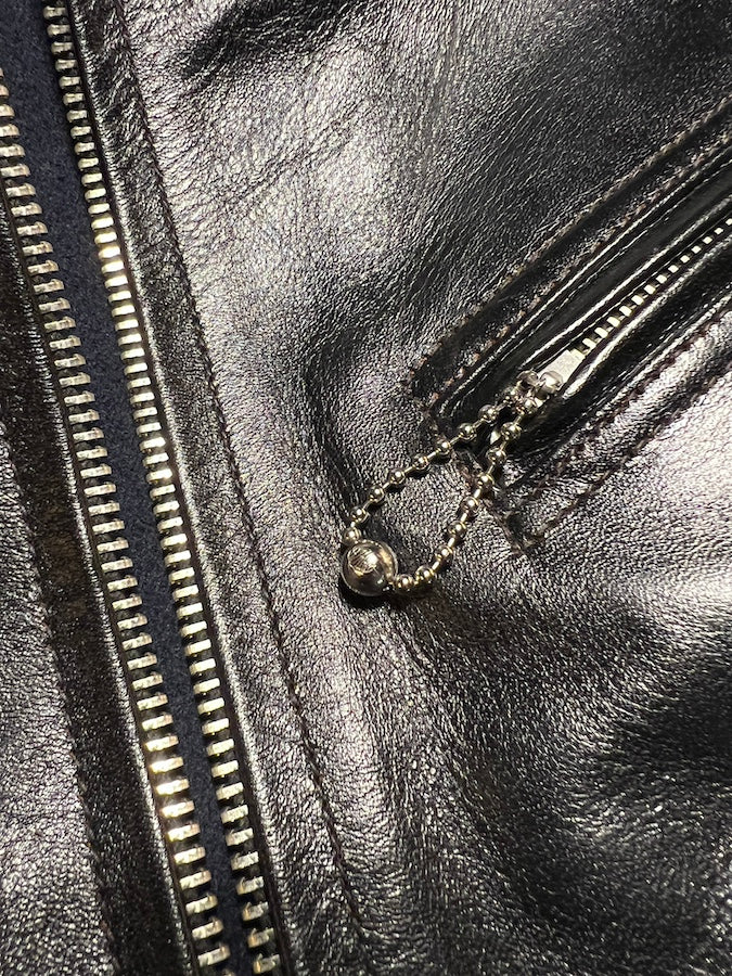 "MULHOLLAND" - SPARTAN LEATHERS SPORTWEAR - SHELL CORDOVAN HORSEHIDE JACKET