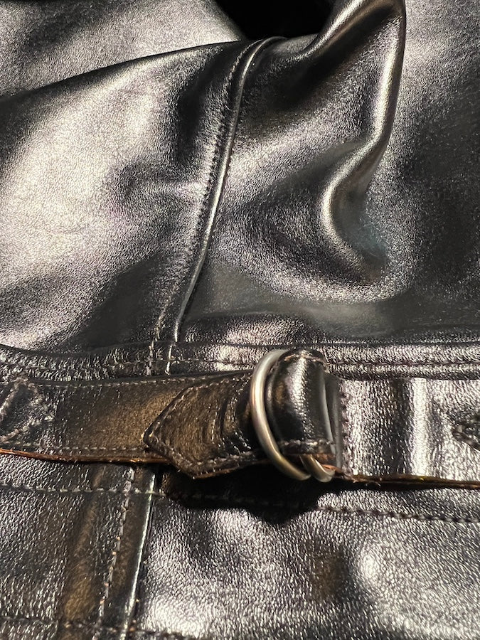 "MULHOLLAND" - SPARTAN LEATHERS SPORTWEAR - SHELL CORDOVAN HORSEHIDE JACKET