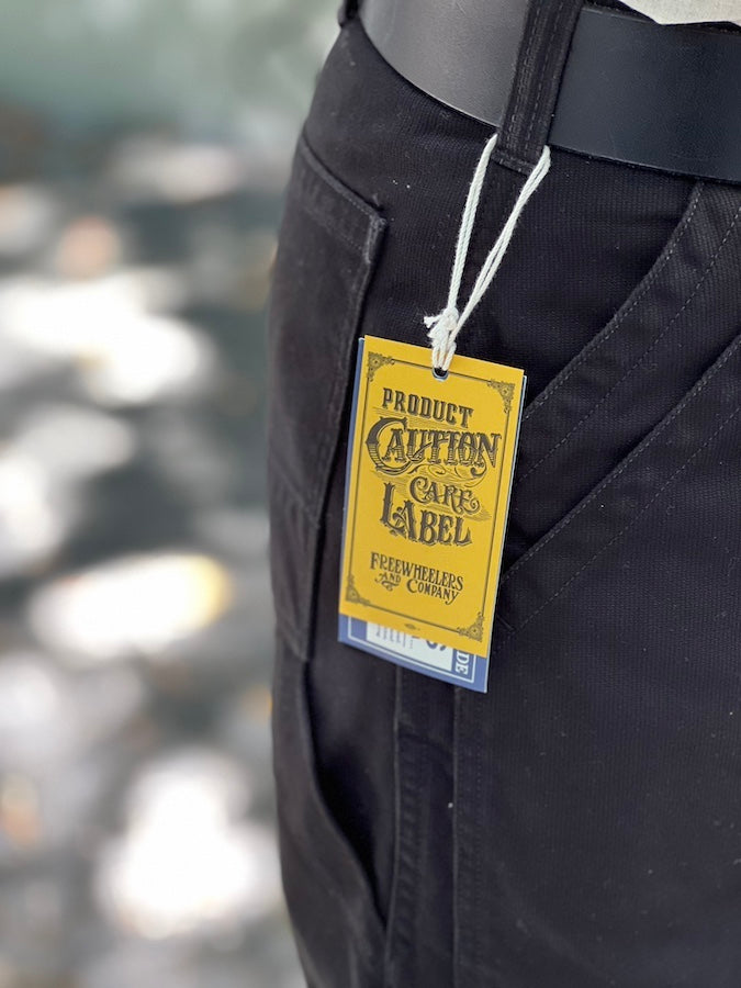 "CHOPPER BUILDER" WORK TROUSERS- UNION SPECIAL OVERALLS Black